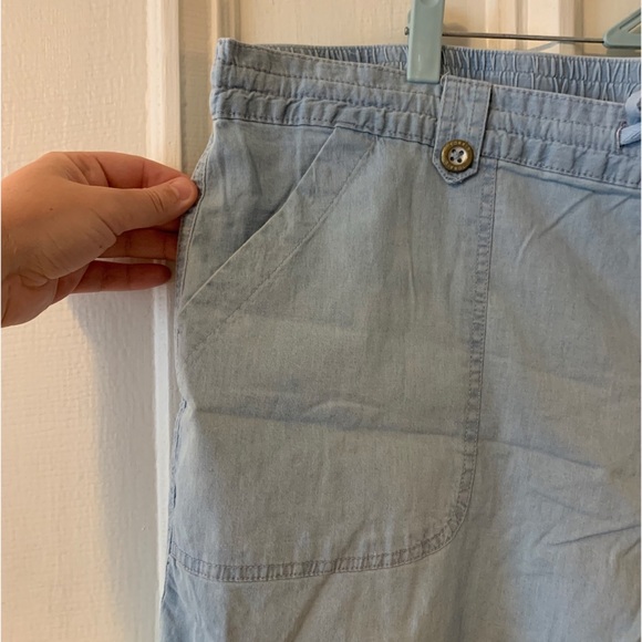 NEVER WORN Torrid 24 Drawstring Short Short - Chambray Blue - Picture 8 of 16